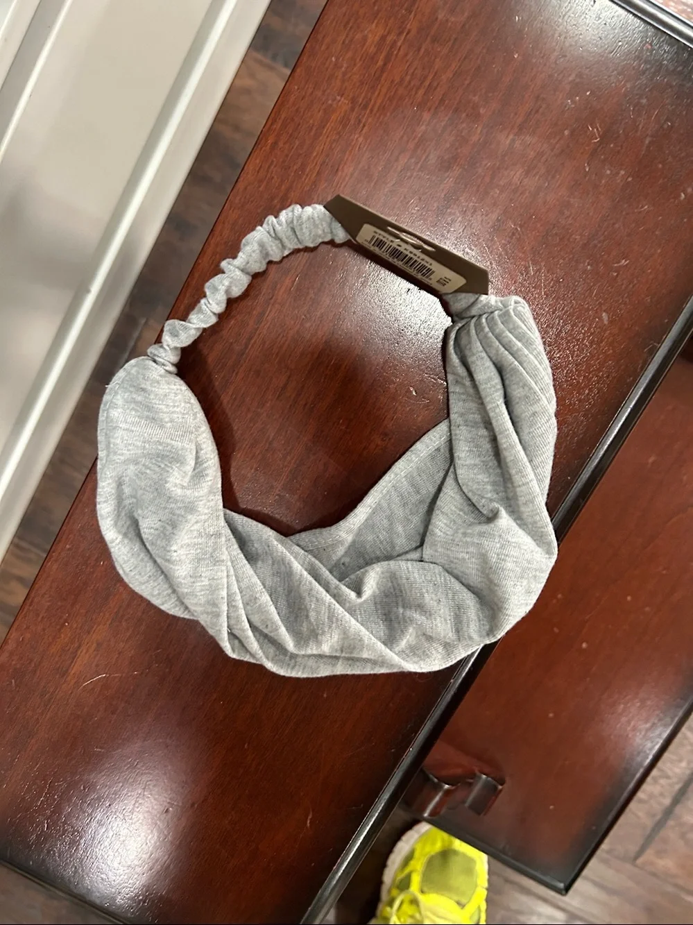 French Couture  Gray Twisted Headband